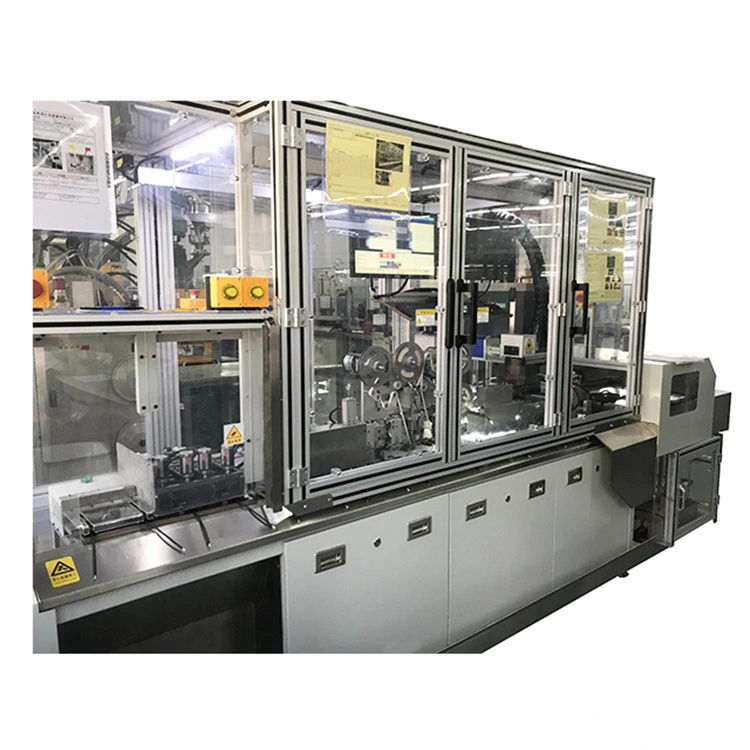 Full Automatic Shielded Wire Cable Shielding Net Cutting Combing and Copper Foil Winding Wrapping Taping Machine