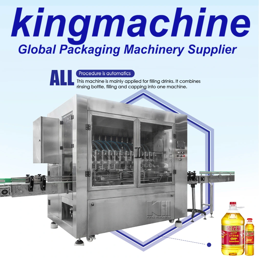 Automatic Lubricant Filling and Labeling Plant