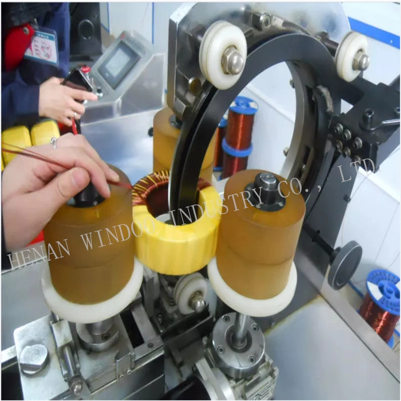 7 Inch Side Slide Precise Ring Toroidal Winding Machine for Transformer Core Winding