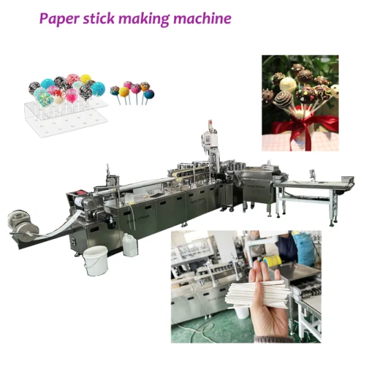 Bastoncino di carta con bastoncino di cotone per matita lecca-lecca che produce macchina per lo stampaggio di taglio